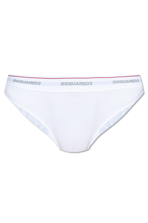【送料&関税込】Dsquared2 Bralette With Logo Chiffon Bralette Bra